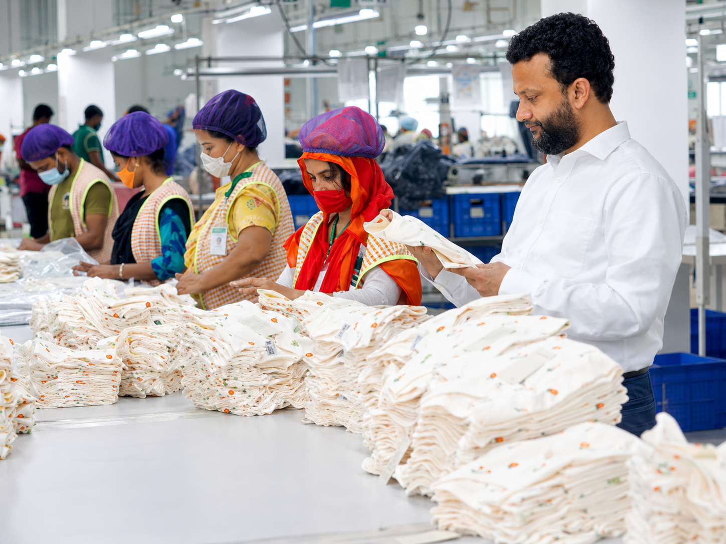 Cute Dress quality control and garment packing